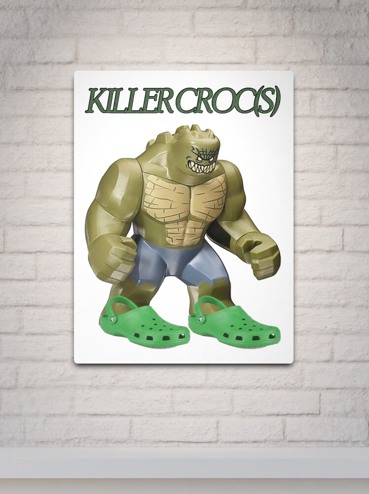 Shrek on the Croc Metal Print for Sale by apollosale