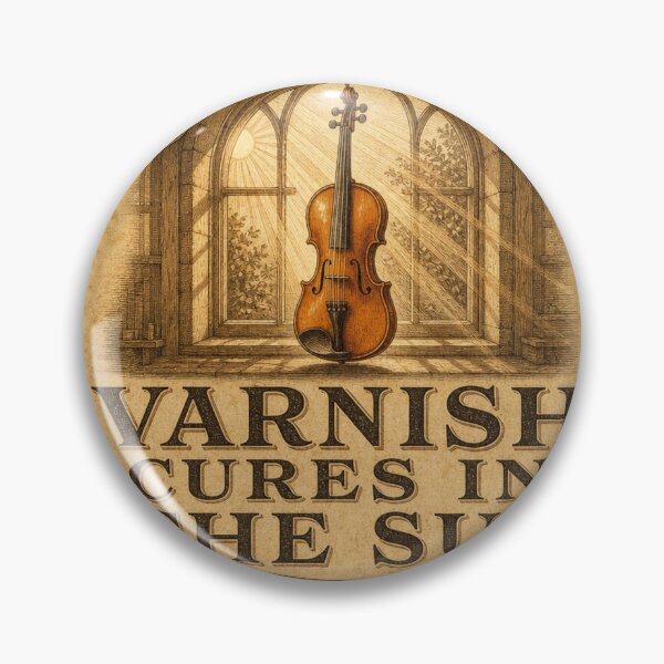 Artikelvorschau, Varnish Cures in the Sun Geigenbau Geschenk entworfen und verkauft von BoosterShop.