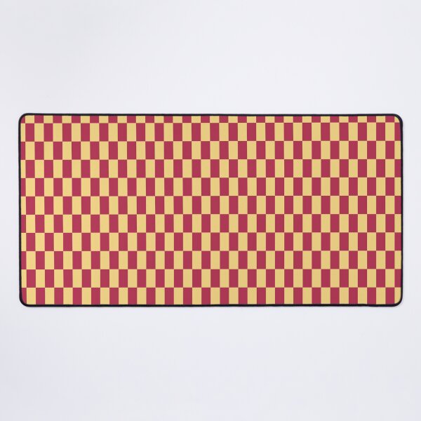 Item preview, Aesthetic Maroon Red and Gold Yellow Checkerboard Pattern | Minimalist Burgundy and Mustard Yellow Check Pattern | Retro Checkered for College Graduate & Teacher designed and sold by VivaFy.