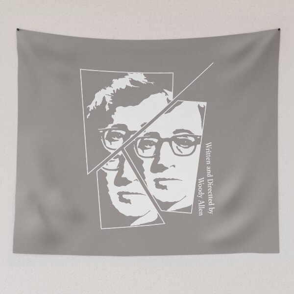 Item preview, Woody Allen Stencil Portrait Written & Directed-93 designed and sold by MarcBothe.