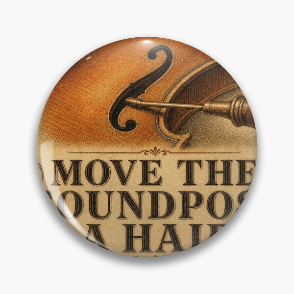 Item preview, Move the Soundpost a Hair Violin Repair Gift designed and sold by BoosterShop.