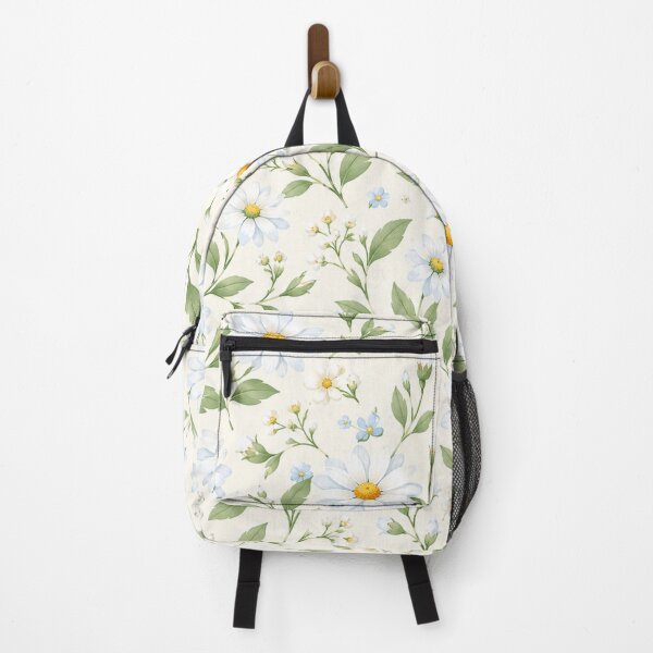 Item preview, Vintage Daisy Botanical Spring Pattern designed and sold by ShivCraft Studio.