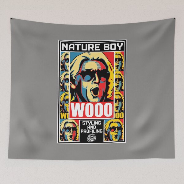 Item preview, WOOOO Stencil Portrait Wrestling Legend Shout-59 designed and sold by KarlasdStrau.