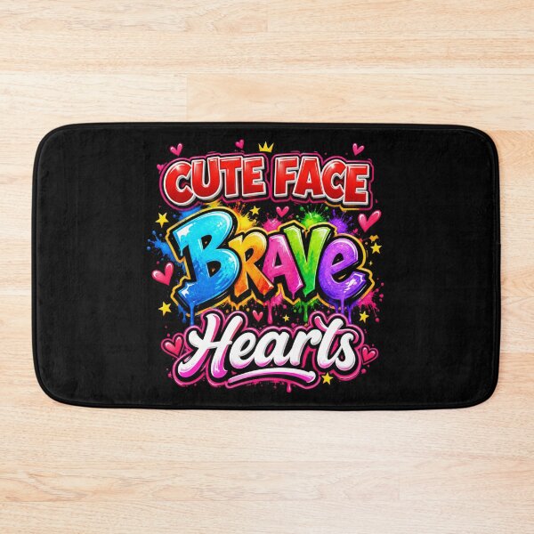 Item preview, Cute Face Brave Hearts Colorful Graffiti designed and sold by HANG ON STUDIO .
