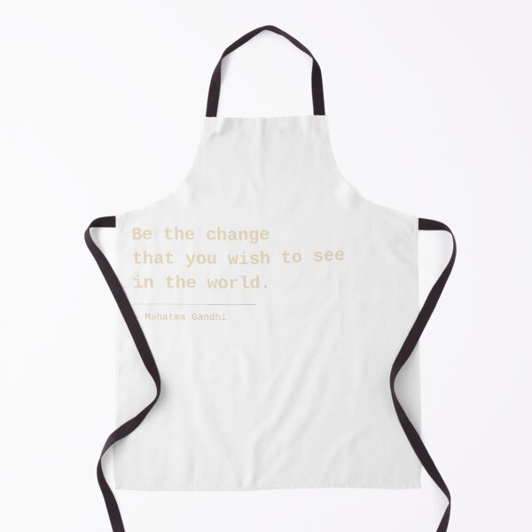Item preview, Be the Change You Wish to See – Vintage Typewriter Quote designed and sold by LuckyJade.
