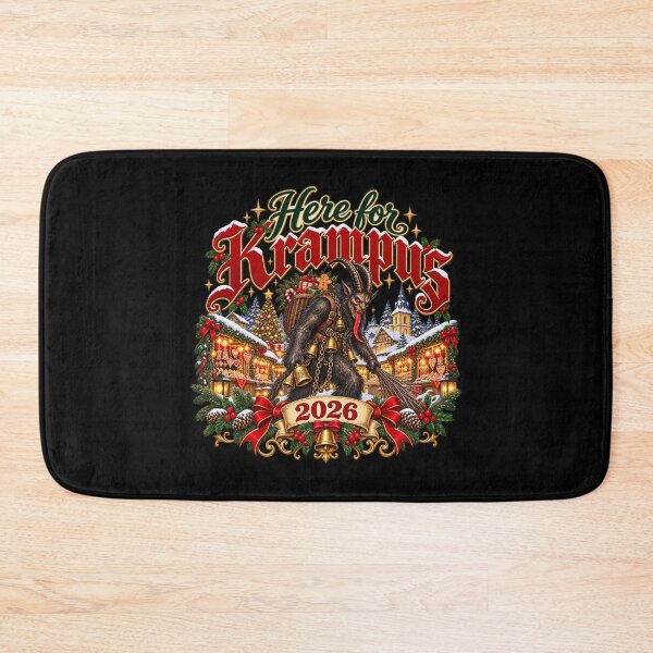 Item preview, Here for Krampus 2026, Krampus Christmas Market, Vintage Gothic Christmas, European Holiday Graphic designed and sold by Commons275.