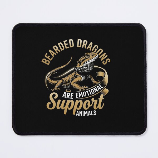Item preview, Bearded Dragons Are Emotional Support Animals Funny Reptile Lover Vintage Design designed and sold by Ostericaimusa.