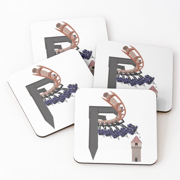 Item preview, Vampire Chessington World Of Adventures Arrow Suspended Coaster designed and sold by valdivia-erisa.