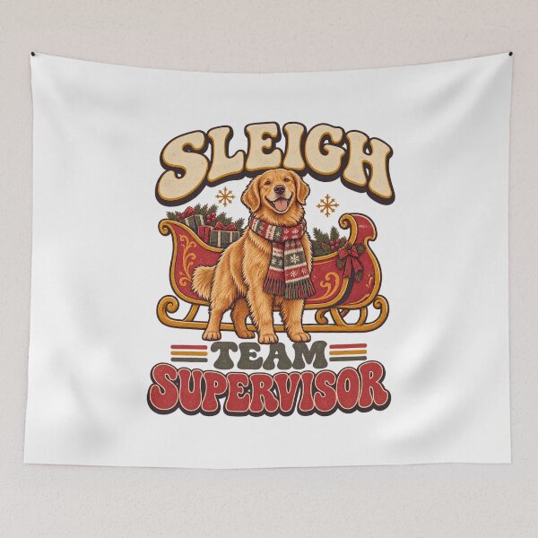 Item preview, Sleigh Team Supervisor Christmas. designed and sold by LuveraxArt.