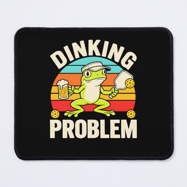 Item preview, Frog Playing Pickleball Dinking Problem designed and sold by tammyrange.