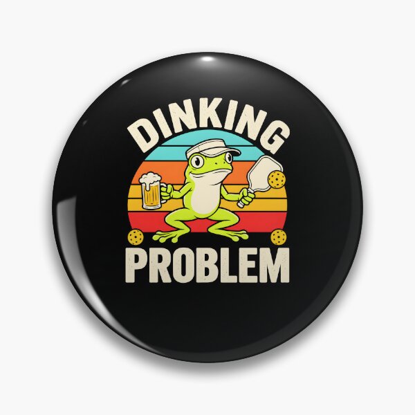 Item preview, Frog Playing Pickleball Dinking Problem designed and sold by tammyrange.