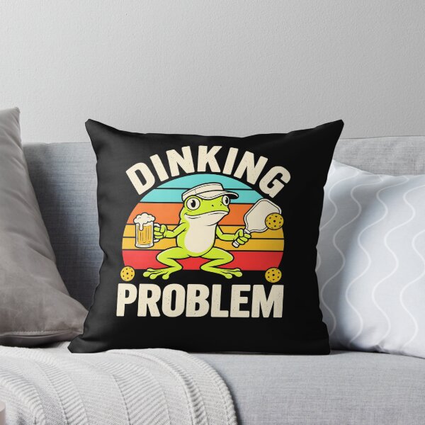 Item preview, Frog Playing Pickleball Dinking Problem designed and sold by tammyrange.