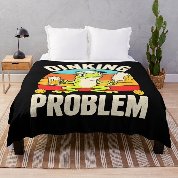 Item preview, Frog Playing Pickleball Dinking Problem designed and sold by tammyrange.