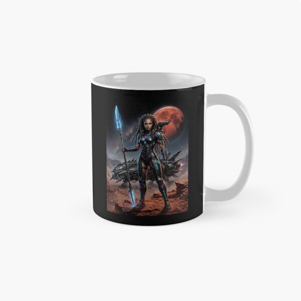 Item preview, Sci-Fi Bio-Mechanic Vanguard | Futuristic Alien Hunter Design designed and sold by HexOne.