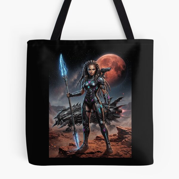 Item preview, Sci-Fi Bio-Mechanic Vanguard | Futuristic Alien Hunter Design designed and sold by HexOne.