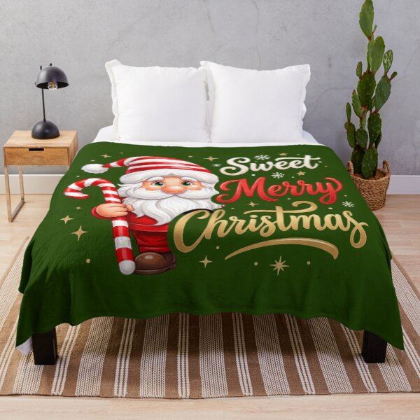 Item preview, Sweet Candy Cane Santa T-Shirt Peppermint Red White Holiday Tee designed and sold by Edy Arte.