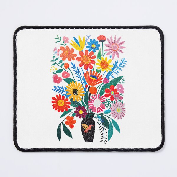 Item preview, Hummingbird Vase Floral Design designed and sold by lovewhatyoudo.