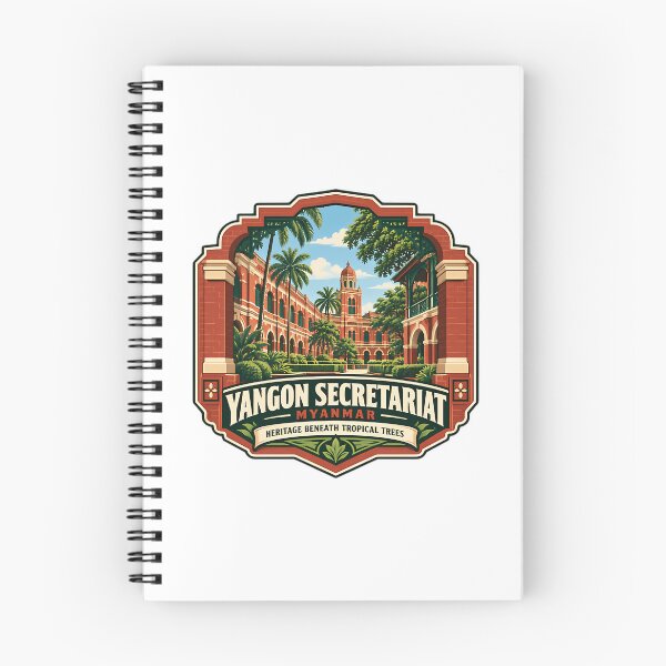 Item preview, Yangon Secretariat Myanmar Heritage Tropical Trees Travel History Landmark designed and sold by schulte-beckis.