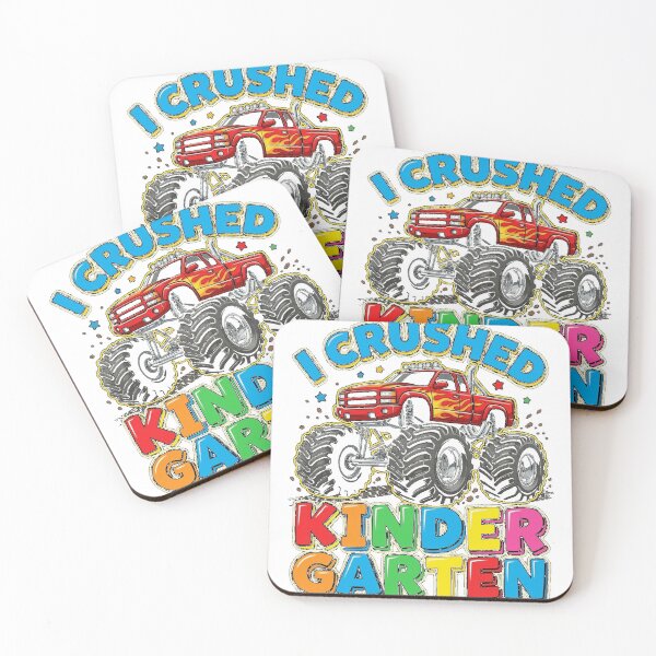 Item preview, I Crushed kindergarten Funny Monter Truck Classic T-Shirt designed and sold by Dreamers333.