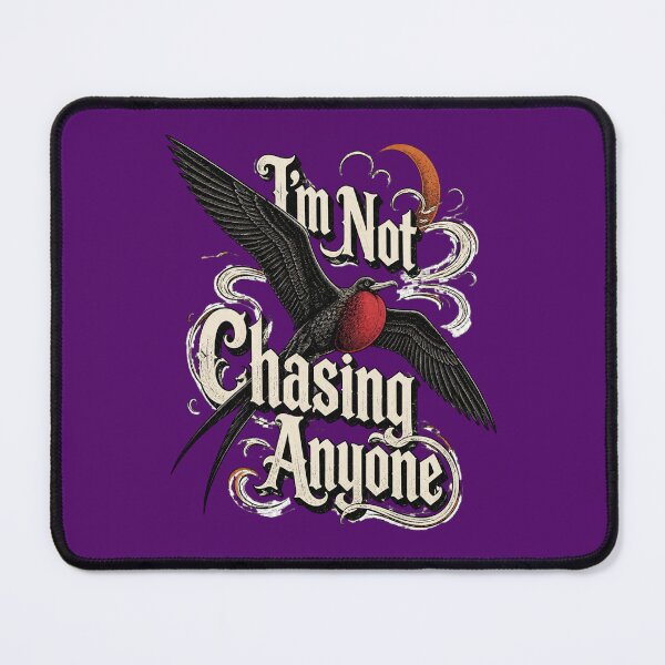 Item preview, Great Frigatebird "I'm Not Chasing Anyone" Gothic Maritime Bird Shirt | Exotic Seabird Halloween Dark Vintage Engraving Tee designed and sold by Max Store.