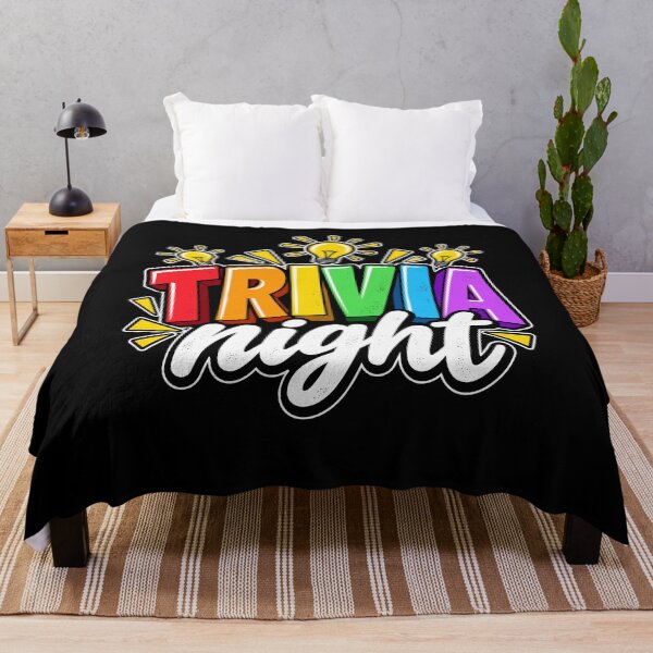 Item preview, Trivia Night Colorful Quiz Game Light Bulb Retro Design designed and sold by stmpdwrld.