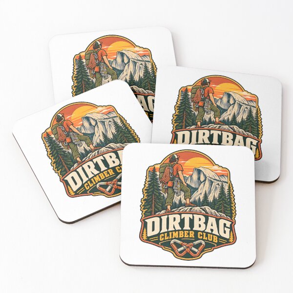 Item preview, Dirtbag Climber Club Retro National Park Patch designed and sold by LoafLogic.