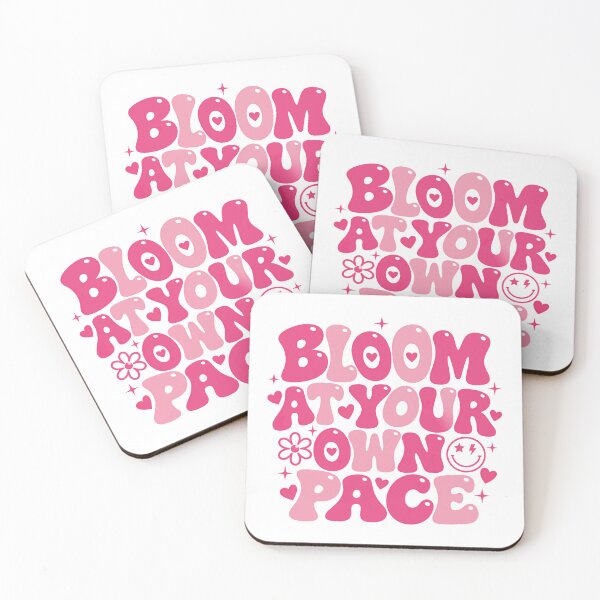 Item preview, Bloom At Your Own Pace Self Love Personal Growth Affirmation designed and sold by HumansStuck12.