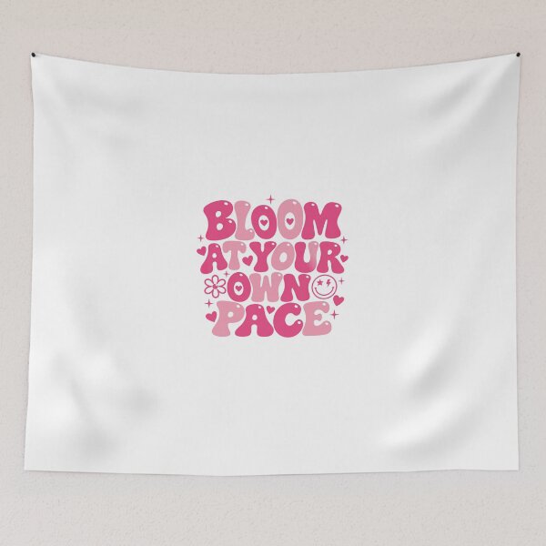 Item preview, Bloom At Your Own Pace Self Love Personal Growth Affirmation designed and sold by HumansStuck12.