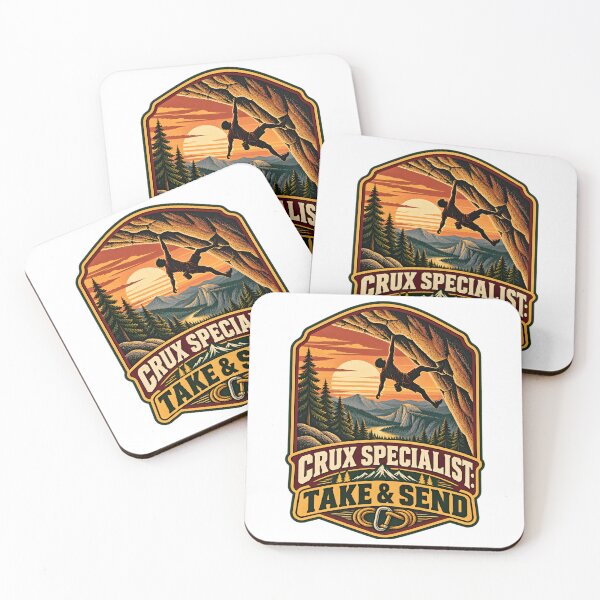 Item preview, Crux Specialist Retro National Park Bouldering Patch designed and sold by LoafLogic.
