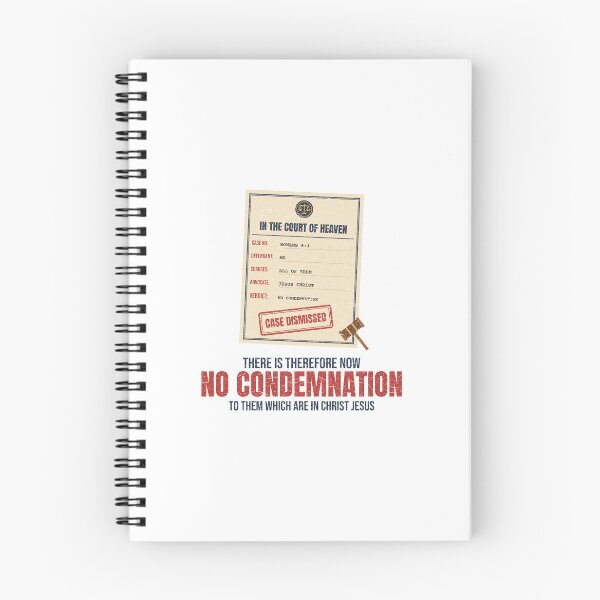 Item preview, No Condemnation Romans 8:1 Christian Case Dismissed Court of Heaven designed and sold by ebocraft.