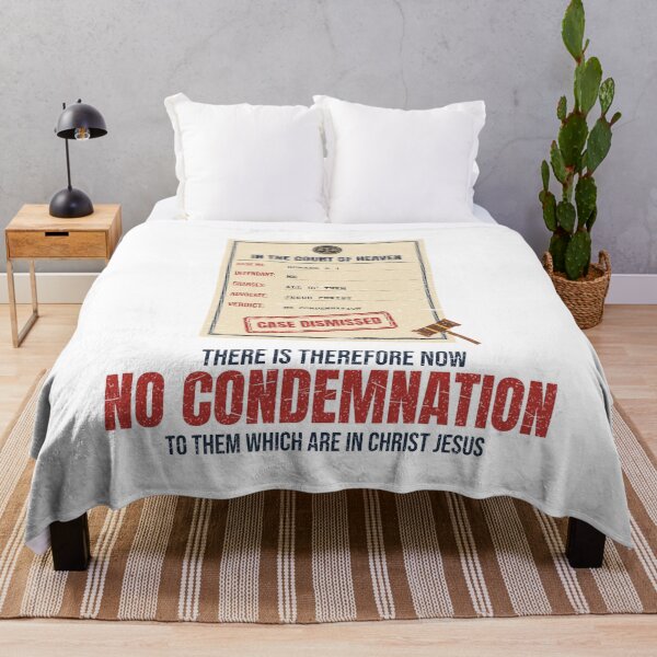 Item preview, No Condemnation Romans 8:1 Christian Case Dismissed Court of Heaven designed and sold by ebocraft.