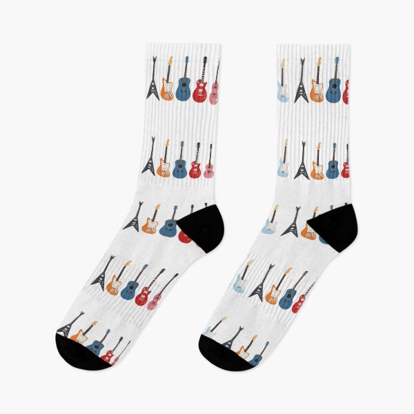 Item preview, Colorful Electric & Acoustic Guitar Collection Music Art designed and sold by Craft99.