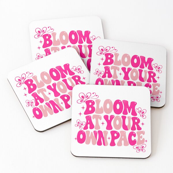 Item preview, Bloom At Your Own Pace Motivational Self Care Inspiration Quote designed and sold by HumansStuck12.