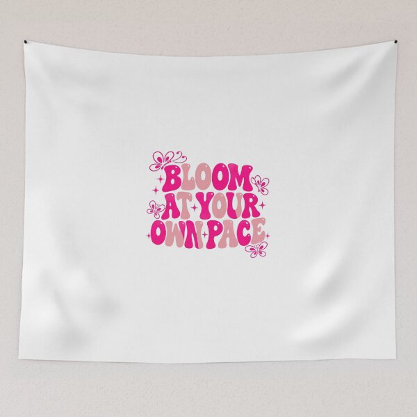 Item preview, Bloom At Your Own Pace Motivational Self Care Inspiration Quote designed and sold by HumansStuck12.