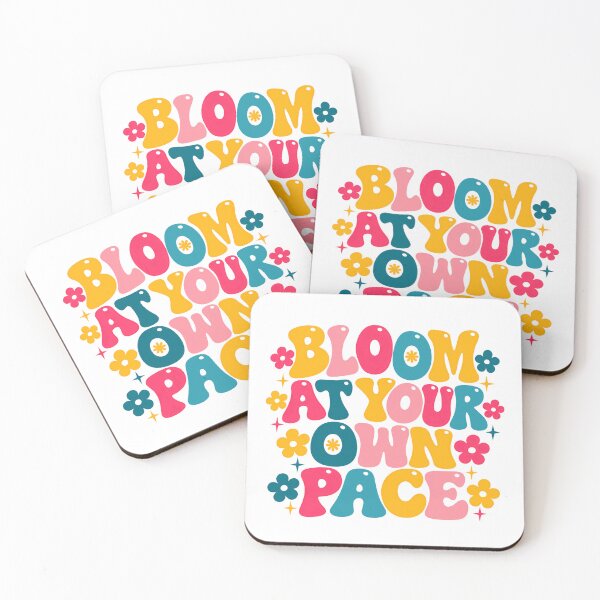 Item preview, Bloom At Your Own Pace Motivational Inspirational Quote Self Care Growth designed and sold by HumansStuck12.