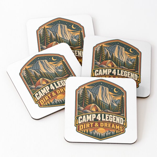 Item preview, Camp 4 Legend Retro National Park Climbing Patch designed and sold by LoafLogic.