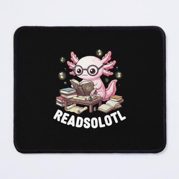 Item preview, Readsolotl Cute Bookish Axolotl for Readers and Students designed and sold by MiALopezArt.