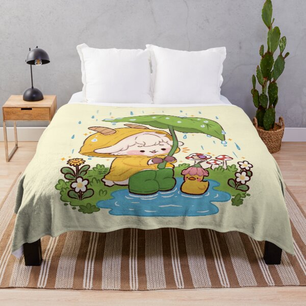Item preview, Cute Goat Boy on a Rainy Spring Day designed and sold by NasDoodleArt.
