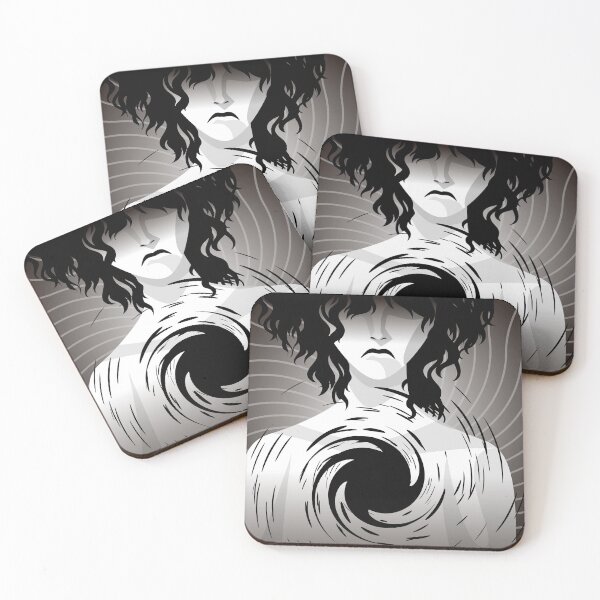 Item preview, sad woman with a black hole in her heart representing emotional emptiness designed and sold by matintheworld ( delcarmat ).