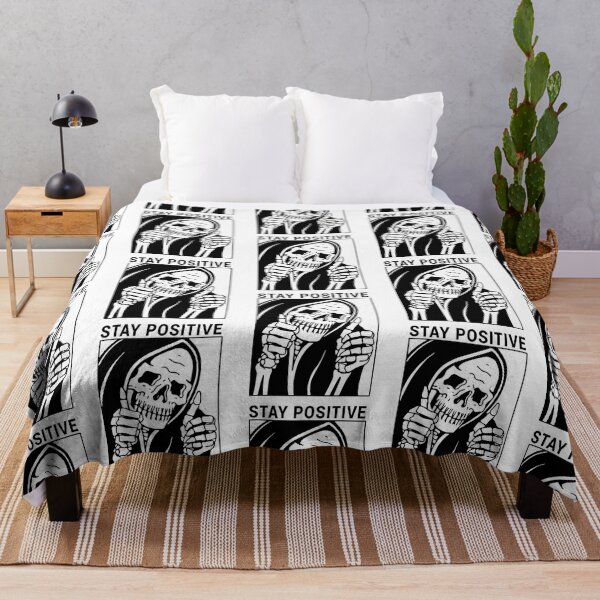 Item preview, Stay Positive Reaper Waterproof designed and sold by carondanshop.