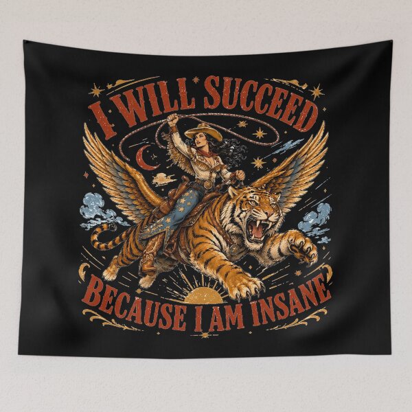 Item preview, I will succeed because I am insane designed and sold by lcnsdjstrtry.