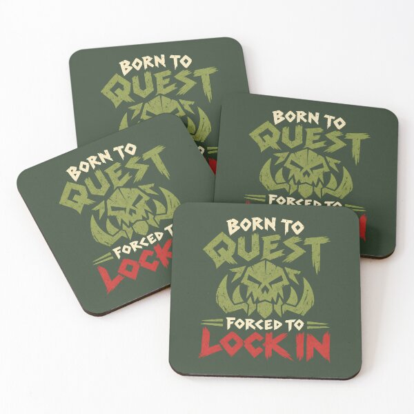 Item preview, Born to Quest Forced to Lock In Funny Orc Glyph designed and sold by donwillisjrart.