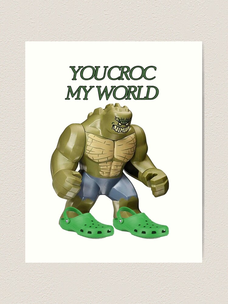 What are you doing in my Shrek Crocs Poster for Sale by apollosale