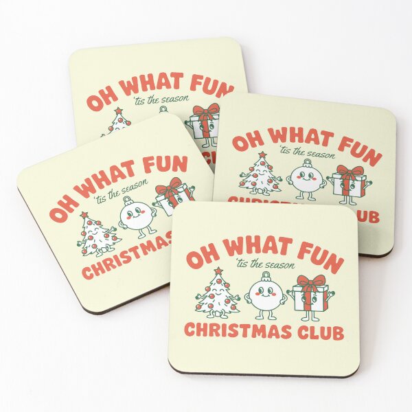 Item preview, Oh What Fun Christmas Club Cute Retro Holiday Characters designed and sold by wobbiranger.