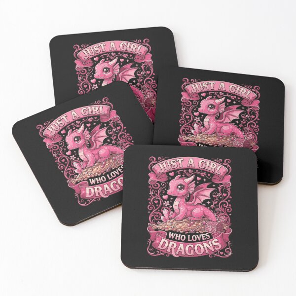 Item preview, Just a Girl Who Loves Dragons Cute Pink Baby Dragon Fantasy Design designed and sold by Ostericaimusa.