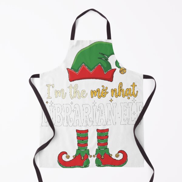 Item preview, Librarian Elf Funny Christmas School Library Staff Essential T-Shirt designed and sold by Dreamers333.