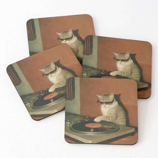 Item preview, Cat Vinyl Retro Turntable designed and sold by Annie-Walton.