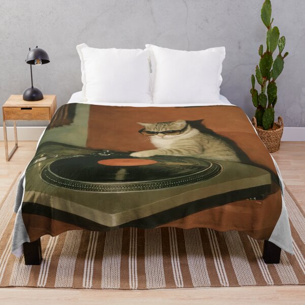 Item preview, Cat Vinyl Retro Turntable designed and sold by Annie-Walton.
