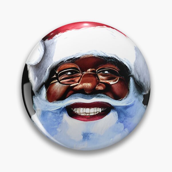 Item preview, Black Santa Christmas - Water color and ink - African American designed and sold by MaxiShie.