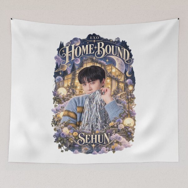 Item preview, Sehun Home Bound Lavender Galaxy Dreamscape designed and sold by Valeree Store.